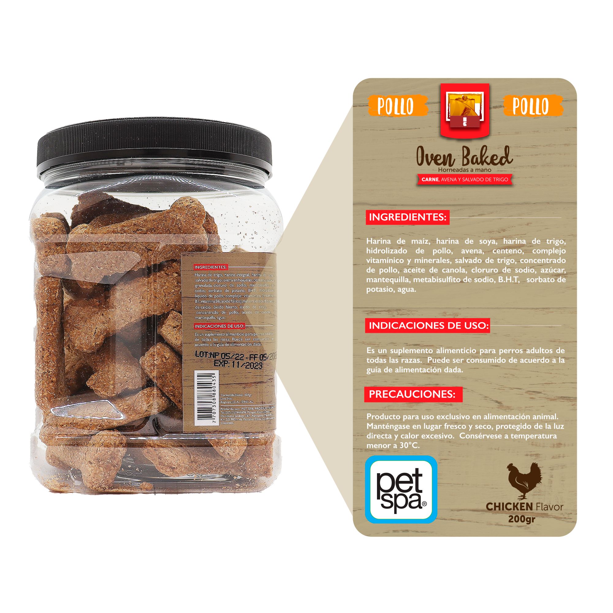 Galleta Para Perro Natural Select Pollo 454 Gr - Imagen 3