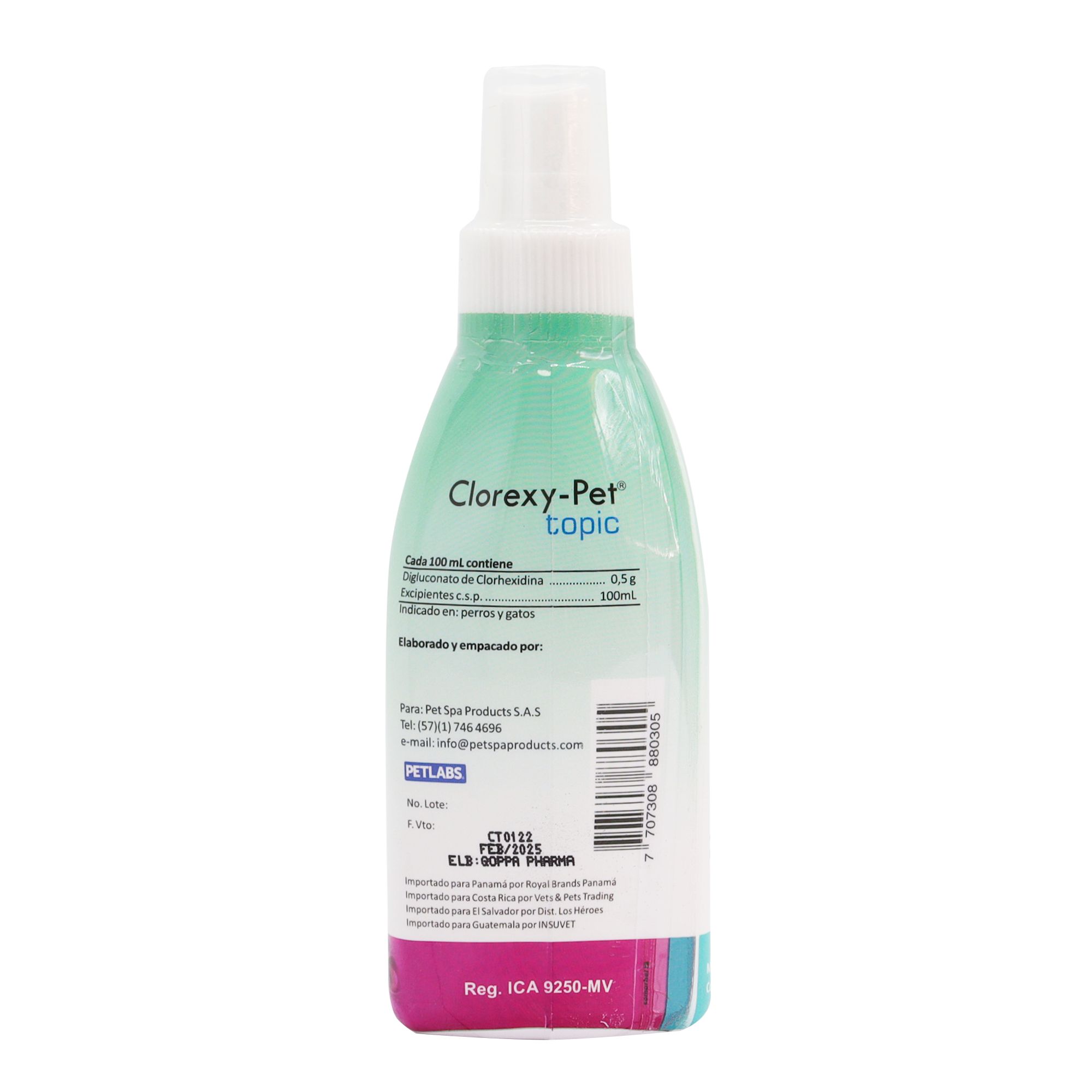 Antiseptico Para Mascota Clorexy Pet Topico 120 ml - Imagen 3