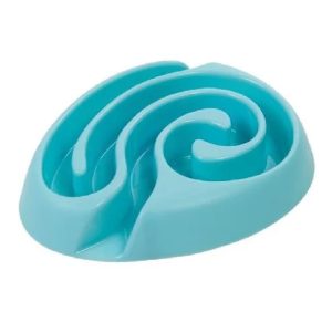 Comedero Para Perro Buster Anti Ansiedad Azul Turqueza