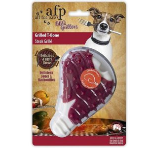 Juguete Para Perro All For Paws T-bone Rojo