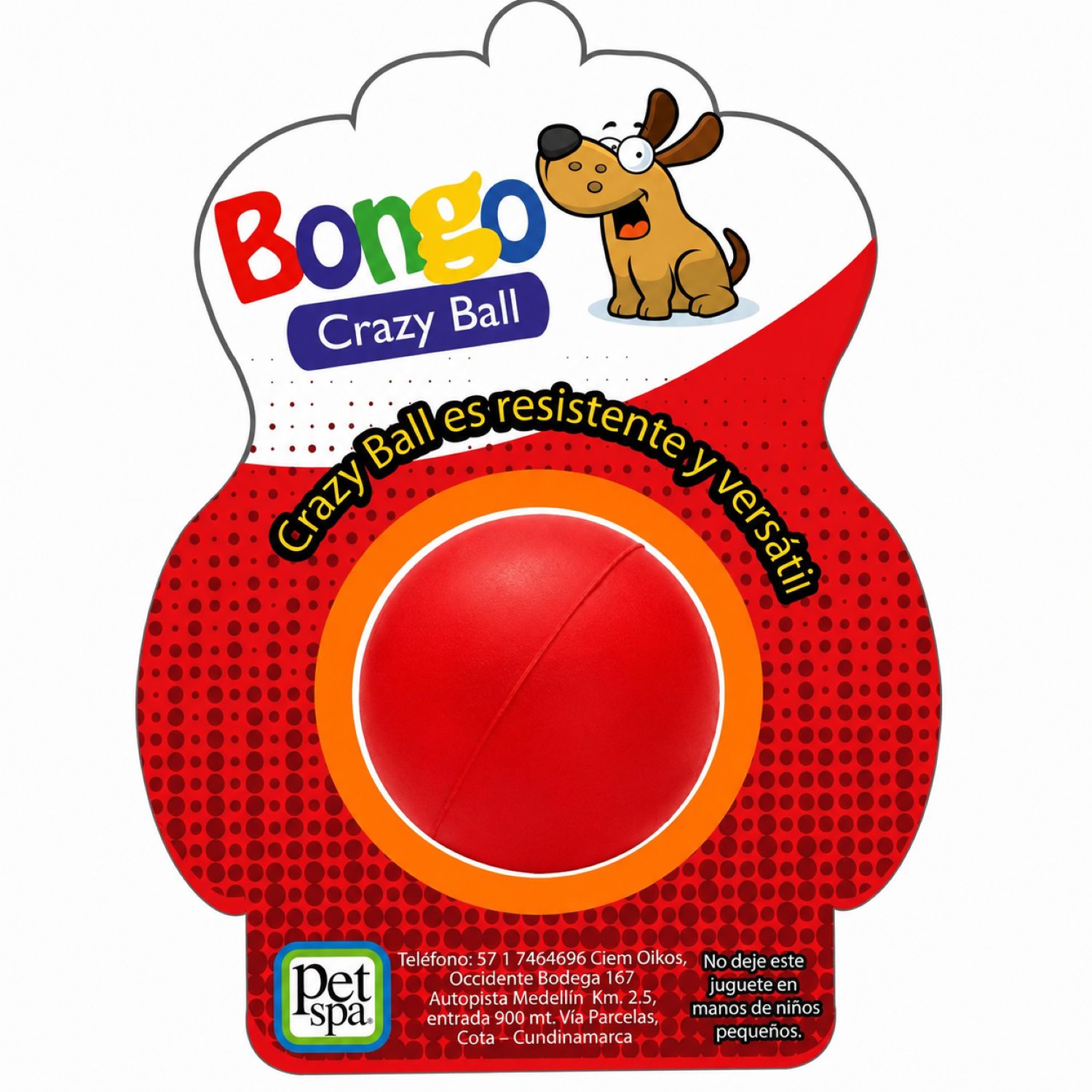 Juguete Interactivo Para Perro Crazy Ball - Imagen 2