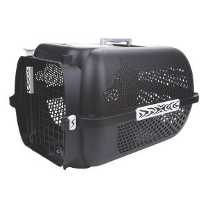 Guacal Para Perro Dogit Diseño Atigrado Talla L Negro