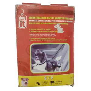 Arnes De Perro Dog It Para Para Carro Talla S Negro