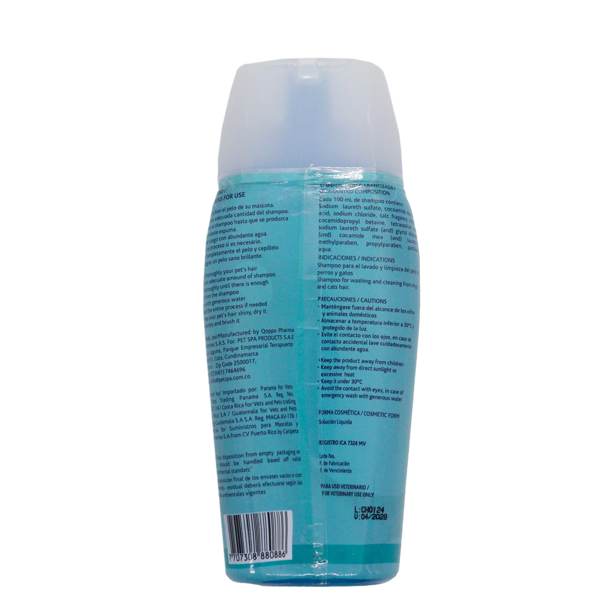 Shampoo Para Gato Pet Spa Cachorro 200 ml - Imagen 3
