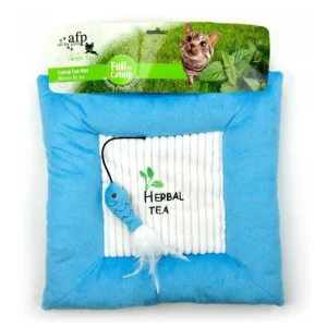 Cojin De Peluche Para Gato All For Paws Con Juguete y Catnip
