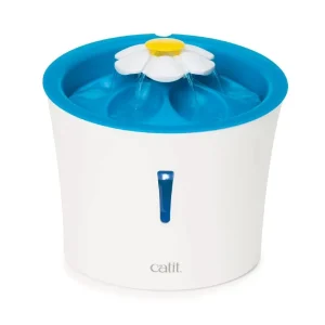 Fuente De Agua Para Gato Catit Con Flor y Luz Led Azul 3 Lt - Pet Spa Colombia