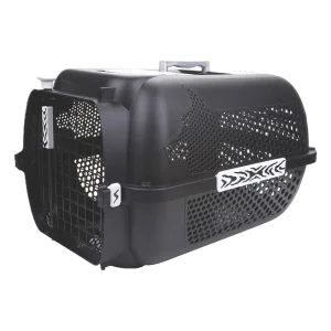 Guacal Para Perro Dogit Diseño Atigrado Talla L Negro - Pet Spa Colombia