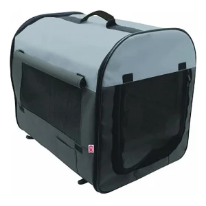 Guacal Pars Perro Dogit Gris En Nylon M 79X56X61 Cm - Pet Spa Colombia
