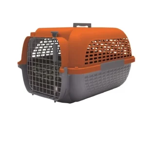 Guacal Para Perro Dogit Base Gris Tapa Naranja Talla S - Pet Spa Colombia