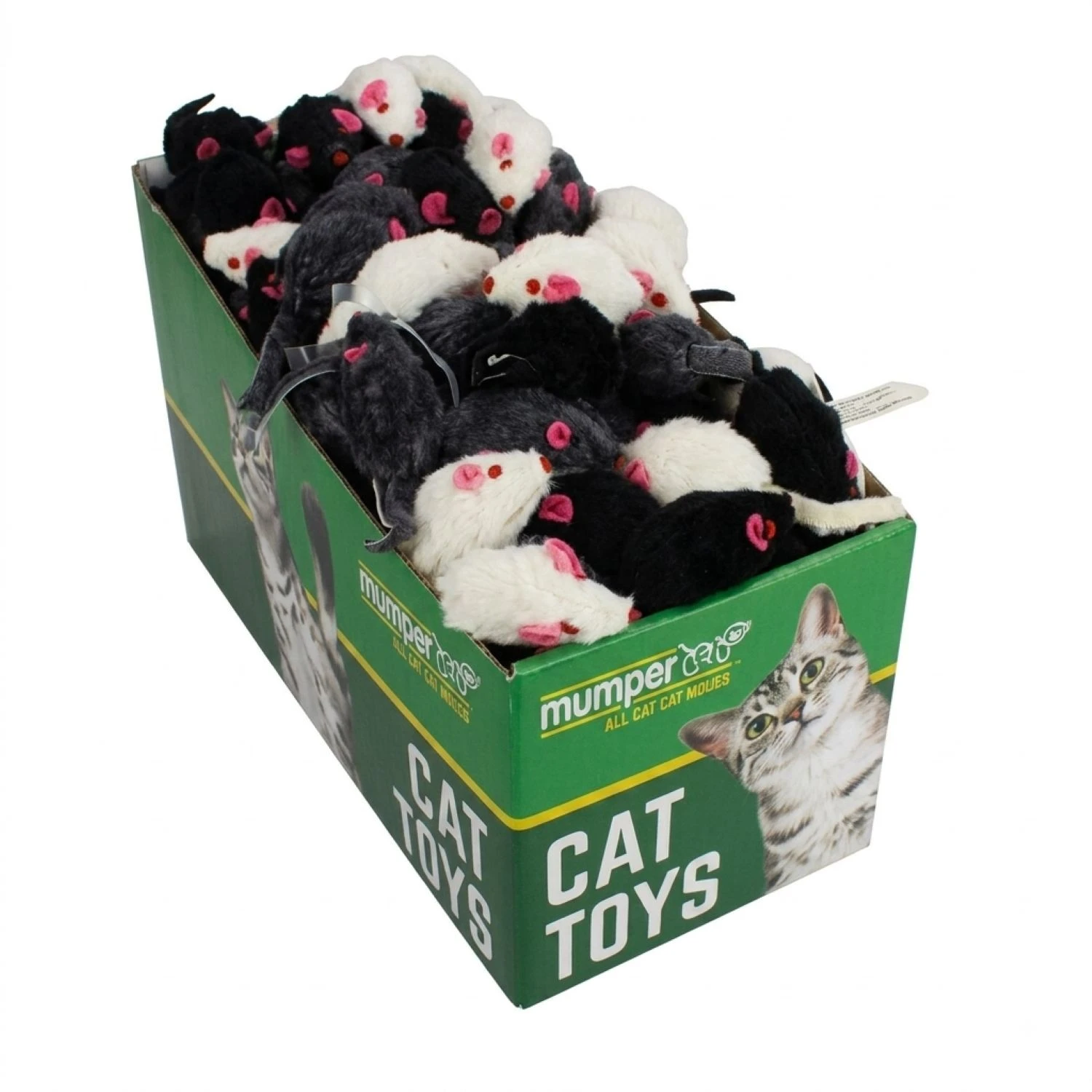 Juguete Para Gato Raton en piel - Imagen 3