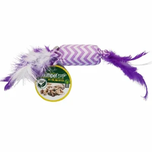 Juguete Para Gato Candy Crackle Con Pluma