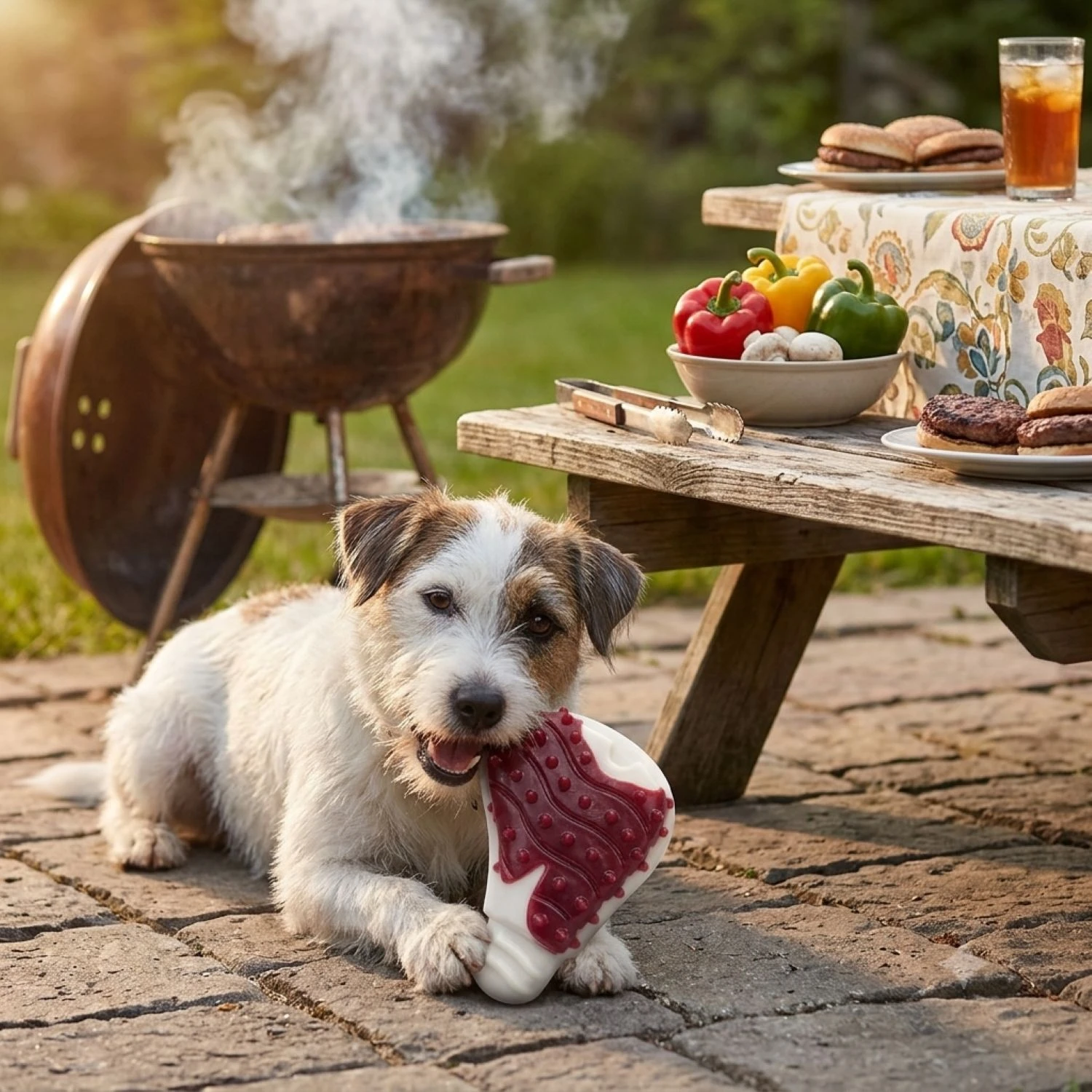 Juguete Para Perro All For Paws T-bone Rojo - Imagen 3