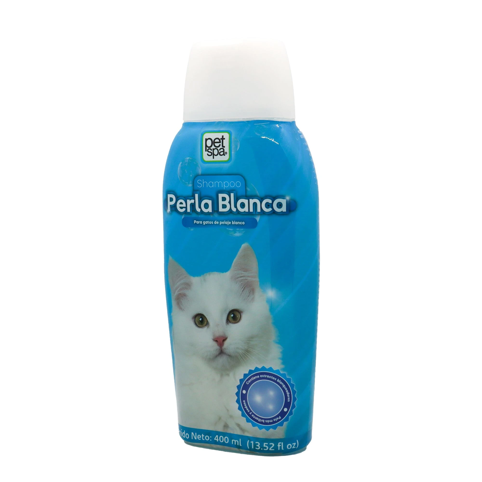 Shampoo Para Gato Pet Spa Perla Blanca 400 Ml - Imagen 2