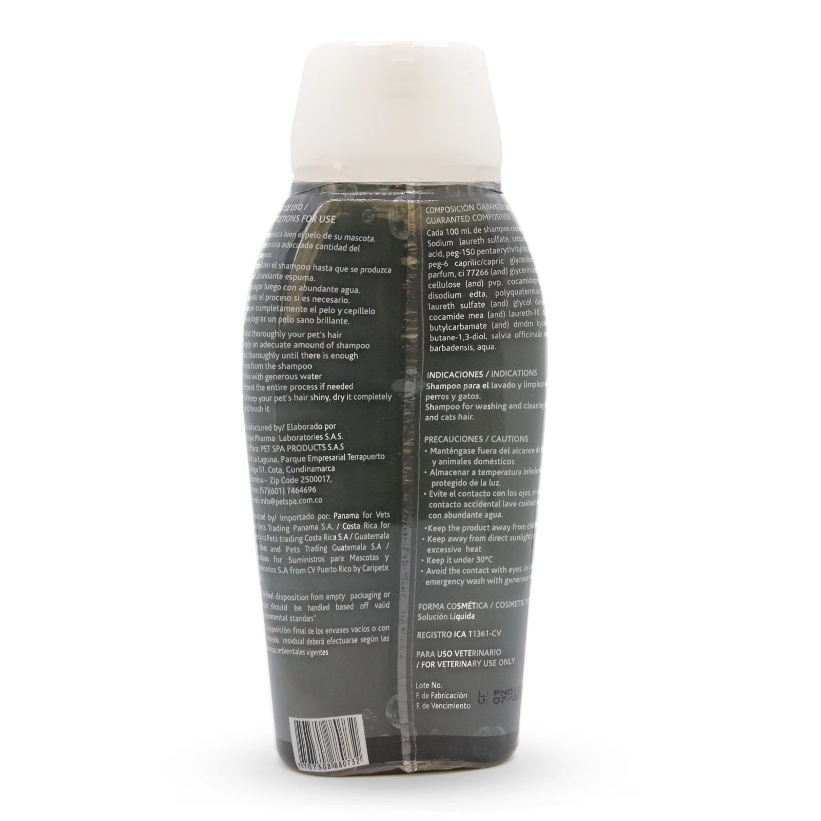Shampoo Para Perro Pet Spa Pelo Negro 400 ml - Imagen 2