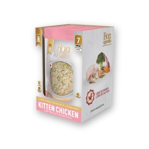 Bon Appetita Kitten Sabor A Pollo - Comida Húmeda para Gatitos 100g Caja x 7 unds