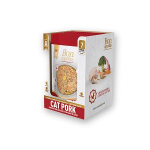 Bon Appetita Gato Adulto Sabor A Cerdo - Comida Húmeda 100g Caja x 7 unds