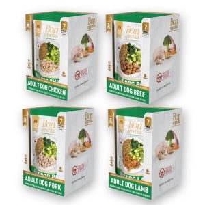 Comida húmeda para perros con diferentes sabores